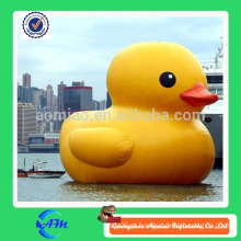 Pato inflável gigante personalizado logotipo impressão publicidade pato amarelo